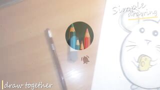 How to Draw a mouse l Как нарисовать мышонка Для детей #143