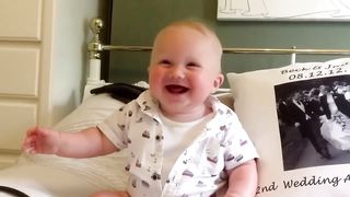 Baby laughing and chuckling 2