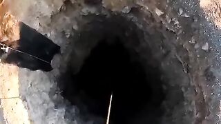 Dropping GoPro Down a Mine