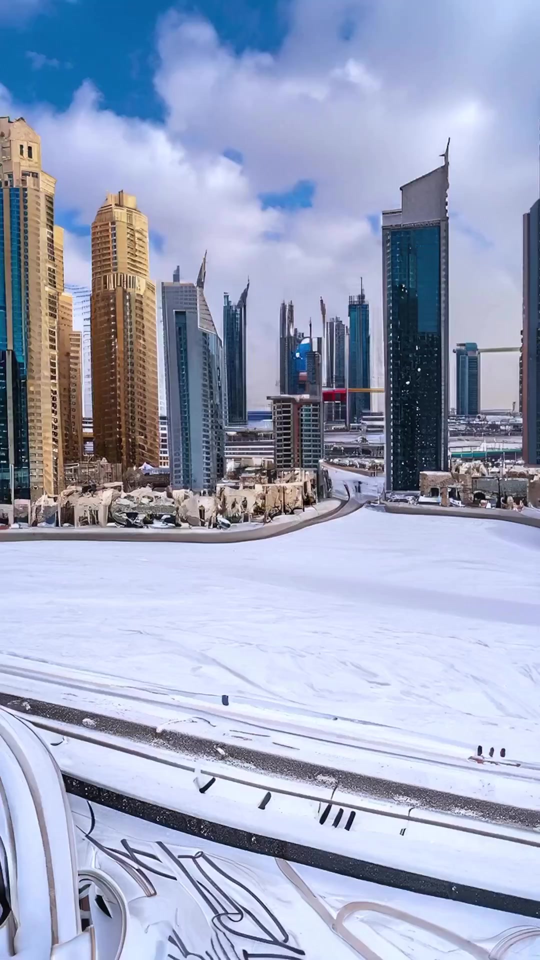 Dubai snowfall