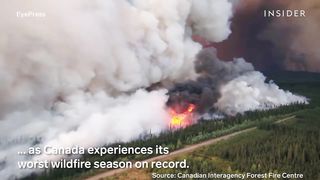 Smoke From Canada Wildfires Reaches Spain