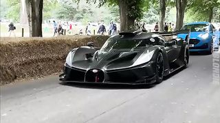 We just got up close and personal with the Bugatti Bolide at Goodwood Festival of Speed! ????