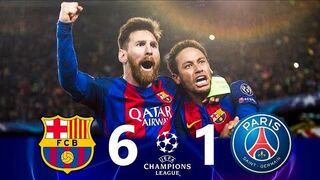 Barcelona 6 × 1 PSG ( Greatest Comeback )• U.C.l 2017 | Extended Highlights & Goals