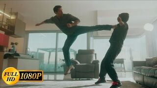 Scott Adkins fights with a Chinese woman at his villa