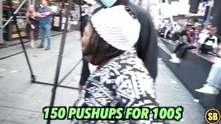 Can 14 year old @DEMARJAY SMITH do 150 CLEAN Push ups for $100!_ _ $100 Challenge.