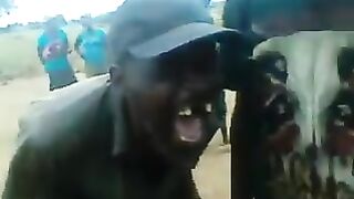 funny video:African Man laughing