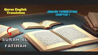 Quran english translation | surah Fathih chapter 1| onely english translation