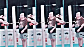 Cute batminton girl X Habibi Latest Trending video.