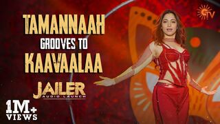 Tamannaahs Fiery Dance to Kaavaalaa Jailer Audio Launch