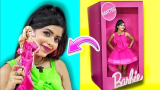 Living like a Real life BARBIE for 24 Hours!!  Funny Public Reaction