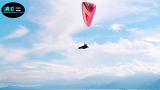 Paragliding fly high