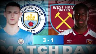 West Ham 1-3 Manchester City  Premier League Highlights 