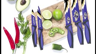 "Slice and Dice with Style: NFL Baltimore Ravens Kitchen Knives!"