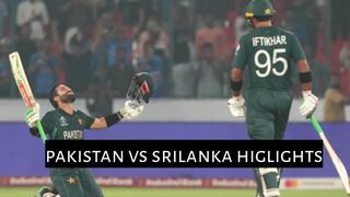 Pakistan vs Srilanka Highlights ICC World Cup 2023