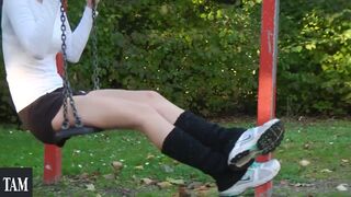 Bare Feet at the Playground