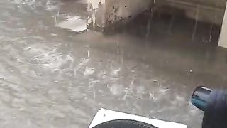 Rain in Doha