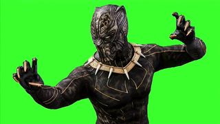 Green Screen Black Panther