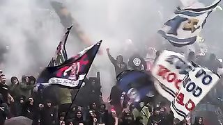 Curva Nord Pisa #football #ultrasworld #ultras #superfans #pyro #footballtournament #goalgank12