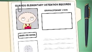 Stewie is back from detention