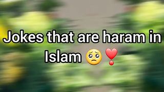 jokes that are haram in  ❣????