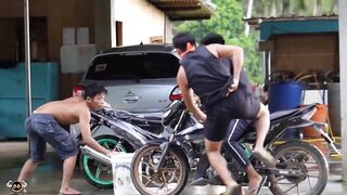 FAKE RIDING IN TAMDEM PART 2 "PUBLIC PRANK" Subrang gulat nila