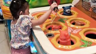 Funny Video Cute Baby Vlog in Playground Kids