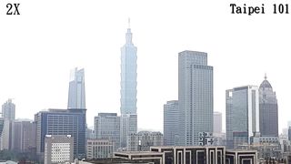 25mm-15000mm 600X Super-telephoto ZOOM- Canon EF 800mm F5.6 IS -4K- Taipei 101 超望遠