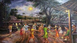 Traditional Game And Dance In Java - Jamuran