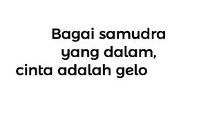 Cinta Adalah Gelombang ditengah lautan Dalam