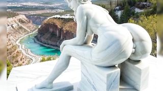 name Art Beautiful marble statues in Spain