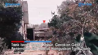 Israeli tanks lose fast, Hamas sniper movement burns Israeli vehicles