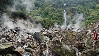 Explore Waterfall Curug cikawah, Bogor west java Indonesia