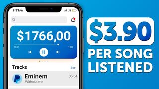 Earn listening per music about 3$????.