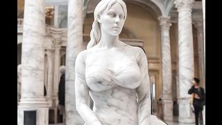Art Beautiful Women Plaster Marble Statue Sculptures 2