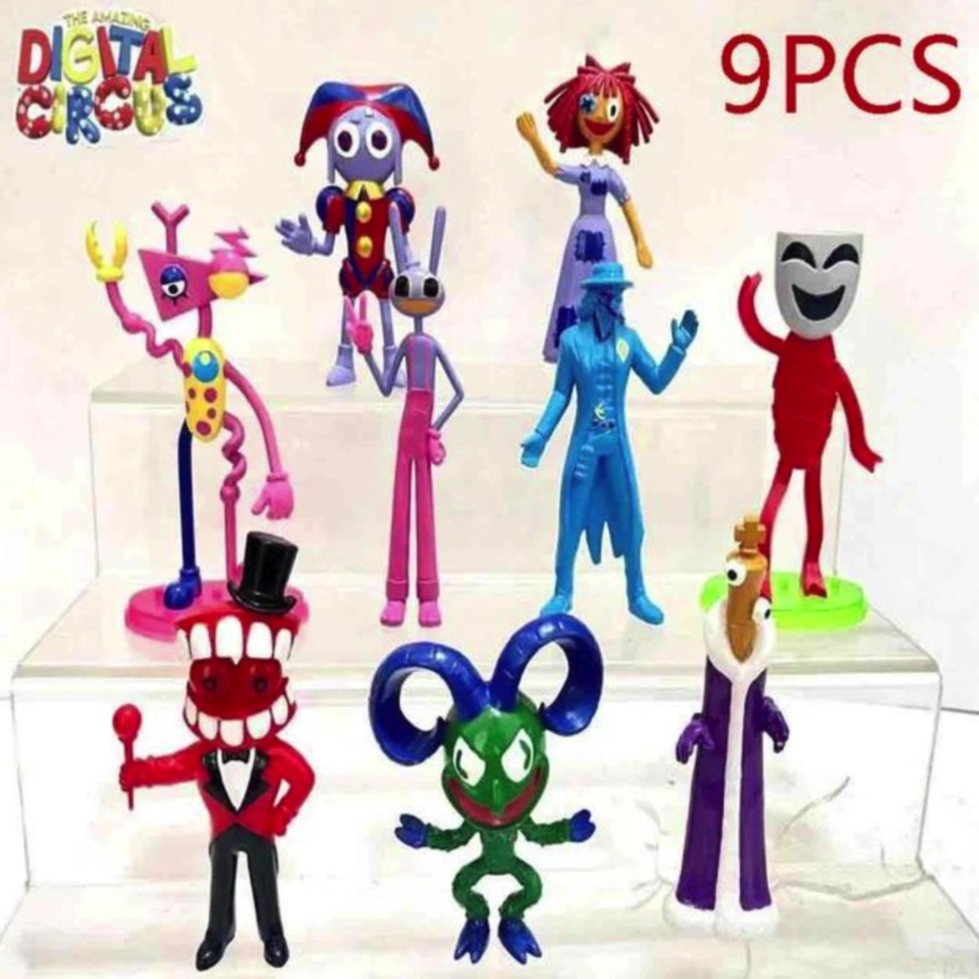 The Amazing Digital Circus Figure Pomni and Jax Plushie Doll Toys Cute ...
