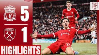 Szoboszlai Stunner, Salah, Gakpo & Curtis Jones Solo Goal! - Liverpool 5-1 West Ham - Highlights