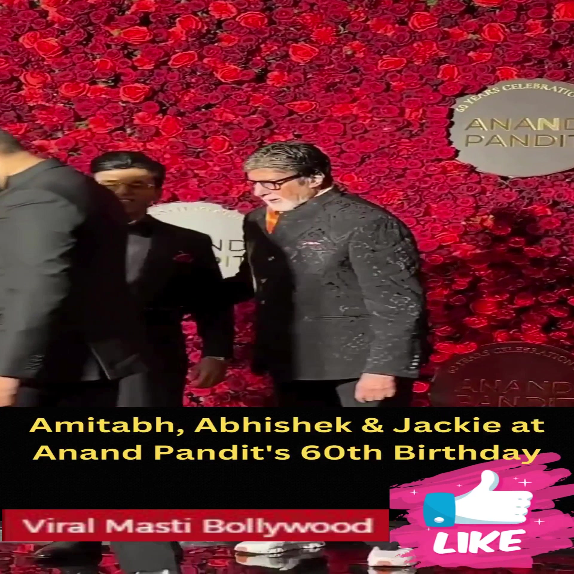 Amitabh Abhishek & Jackie At Anand Pandit's 60th Birthday # ...