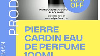 PIERRE CARDIN EAU DE PERFUME 100ML HITAM