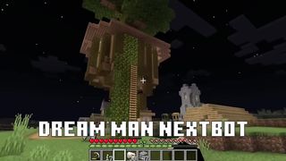 DREAM MAN AND SELENE NEXTBOT CHASED ME in Minecraft - Gameplay - Coffin Meme