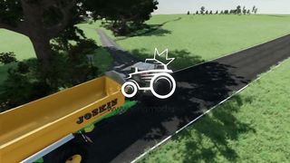 Dirt spill with Joskin Trans-KTP | Public works | Farming Simulator 22