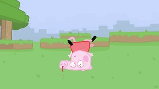 Peppa vs Minecraft Animation