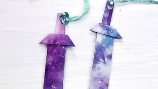 Esay DIY Orgami #galaxy Sword