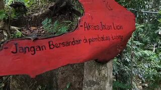 exploration of saketeng and KATINEUNG waterfalls, Sukabumi, West Java, Indonesia