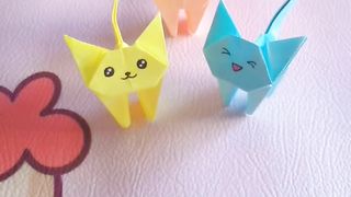 Origami cute cats