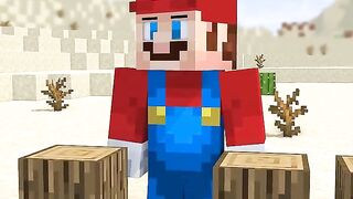 HELP Herobrine Break Bedrock VS Mario VS Luigi - #herobrine #minecraft #shorts #marioluigi 2