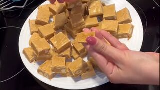 Milk toffee recipe.