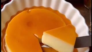 Caramel pudding recipe.