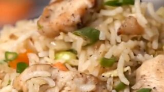 Chicken fried rice recipe.