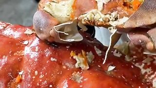 LARGE ALASKA CRAB MUKBANG