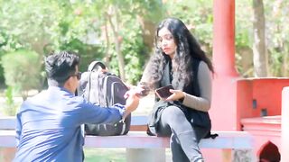 Proposing prank on cute girls, I love you prank on cute girl